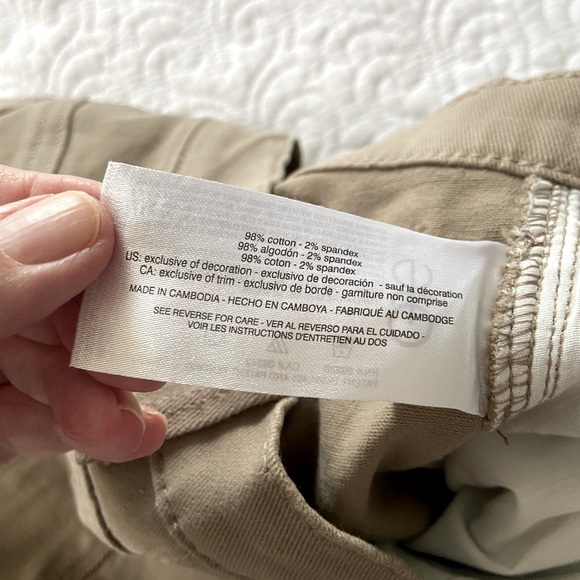 Gloria Vanderbilt Classic High Waist Jeans Tan Size 10 - Picture 5 of 11